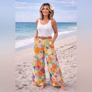 Vibrant Floral Maxi Skirt